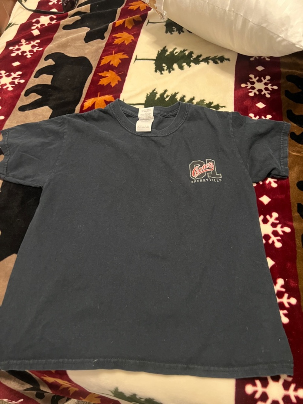 Gildan black Short-Sleeve Kids Tee with Small Chest Logo